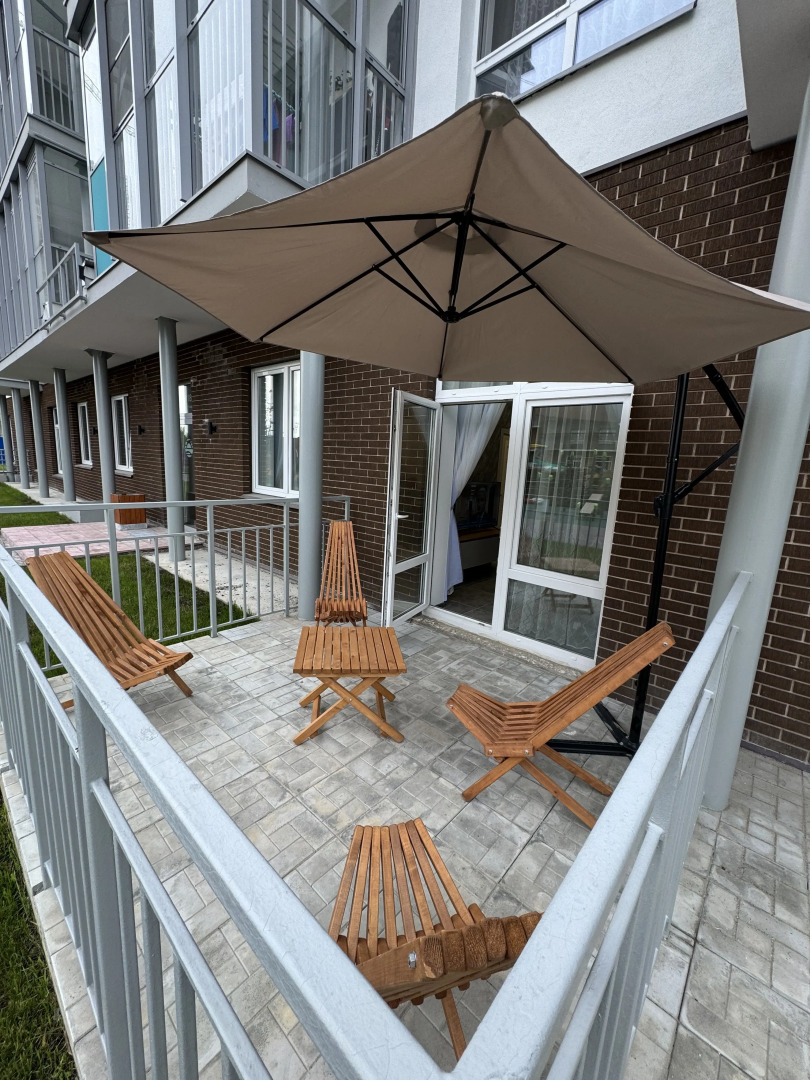 Квартира 49м2  на Берегу со Своей Террасой