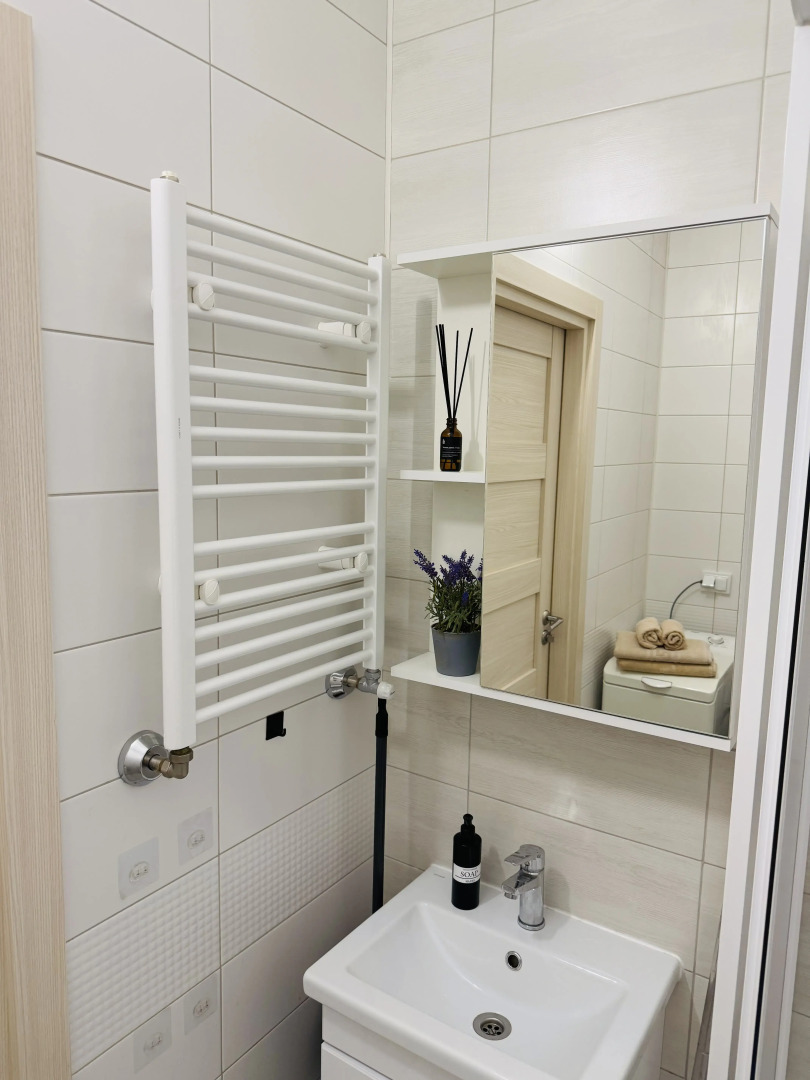 Квартира Новая студия Фисташка на Неве рядом с метро и разводным мостом