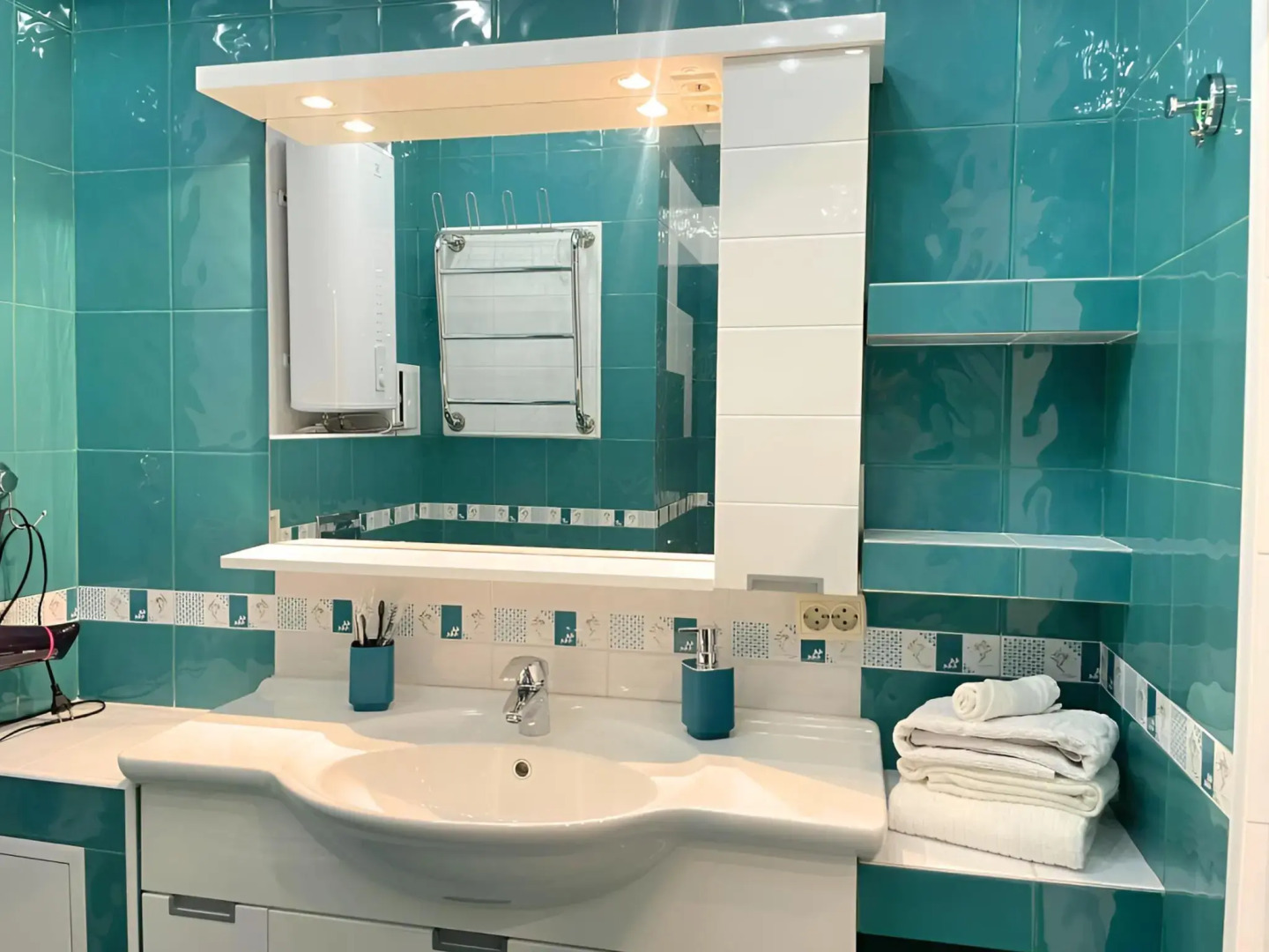 Квартира для большой семьи в курортной зоне Пятигорска с балконом и видом на гору Машук