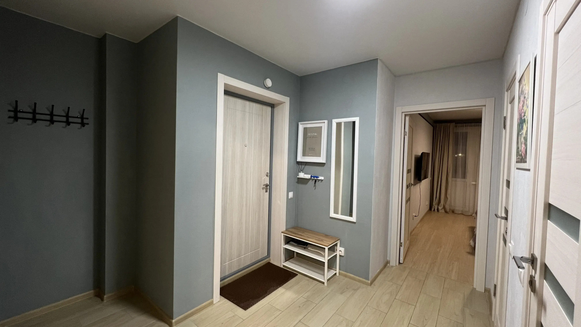 Квартира новая 2х комнатная 2 кровати