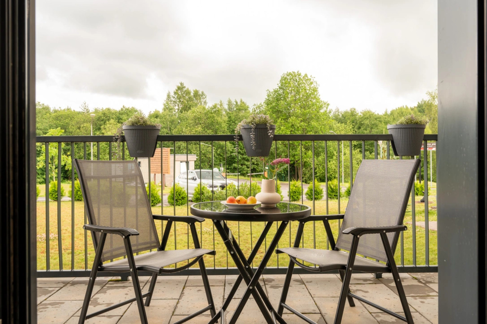 Апартаменты с камином и террасой