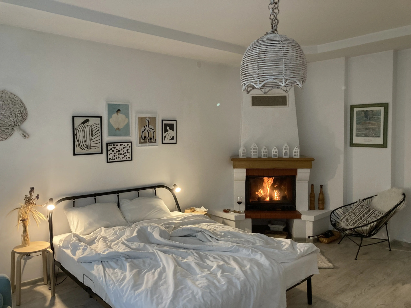 Апартаменты с камином в Амалиенау