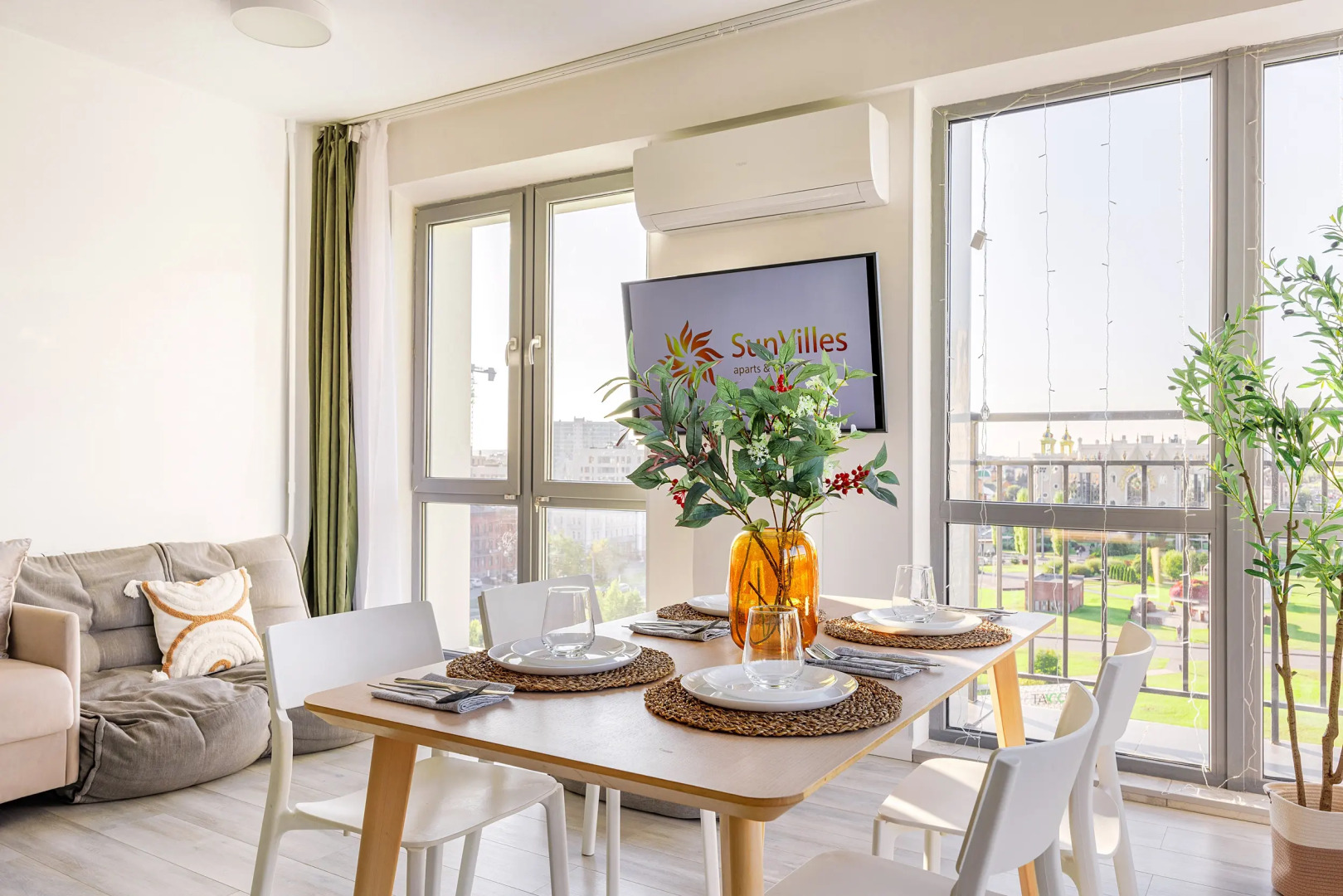 Квартира Видовая евро-4ка Sunvilles в 8 минутах от Кремля