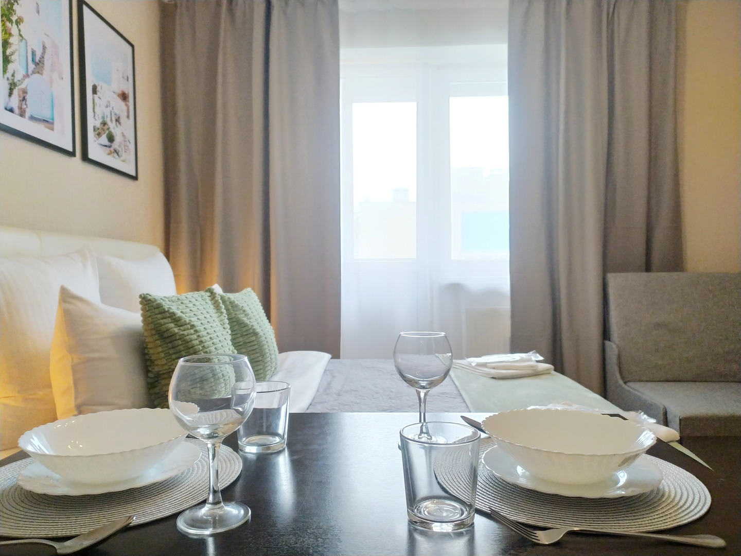 Квартира Видовая студия с панорамным балконом