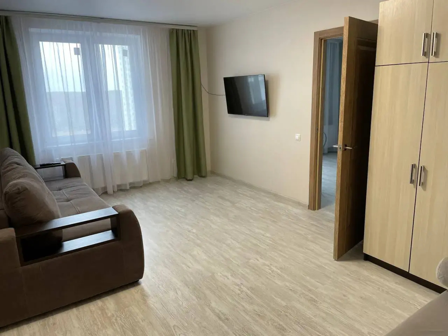 Квартира однокомнатная 36 м² 2 кровати