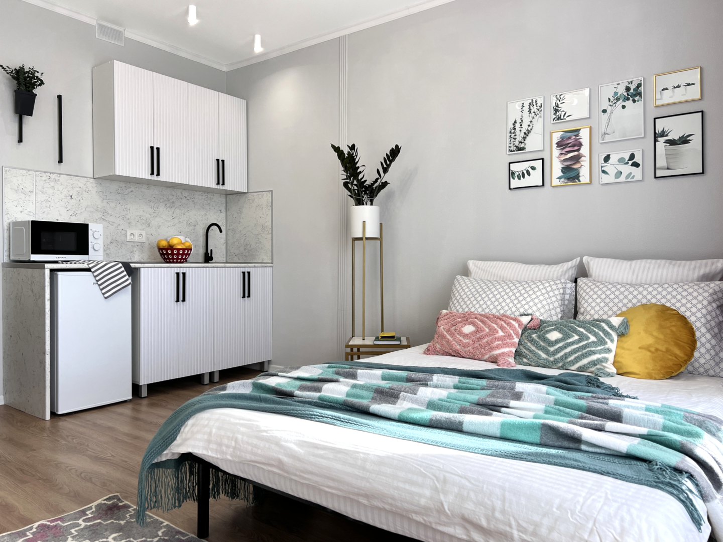 Квартира Пыльная роза в ЖК Московский квартал