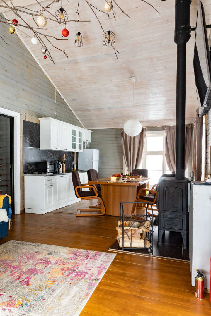 Шале с камином