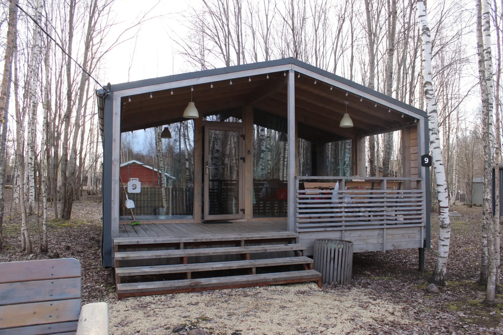 Частный дом в берёзовой роще