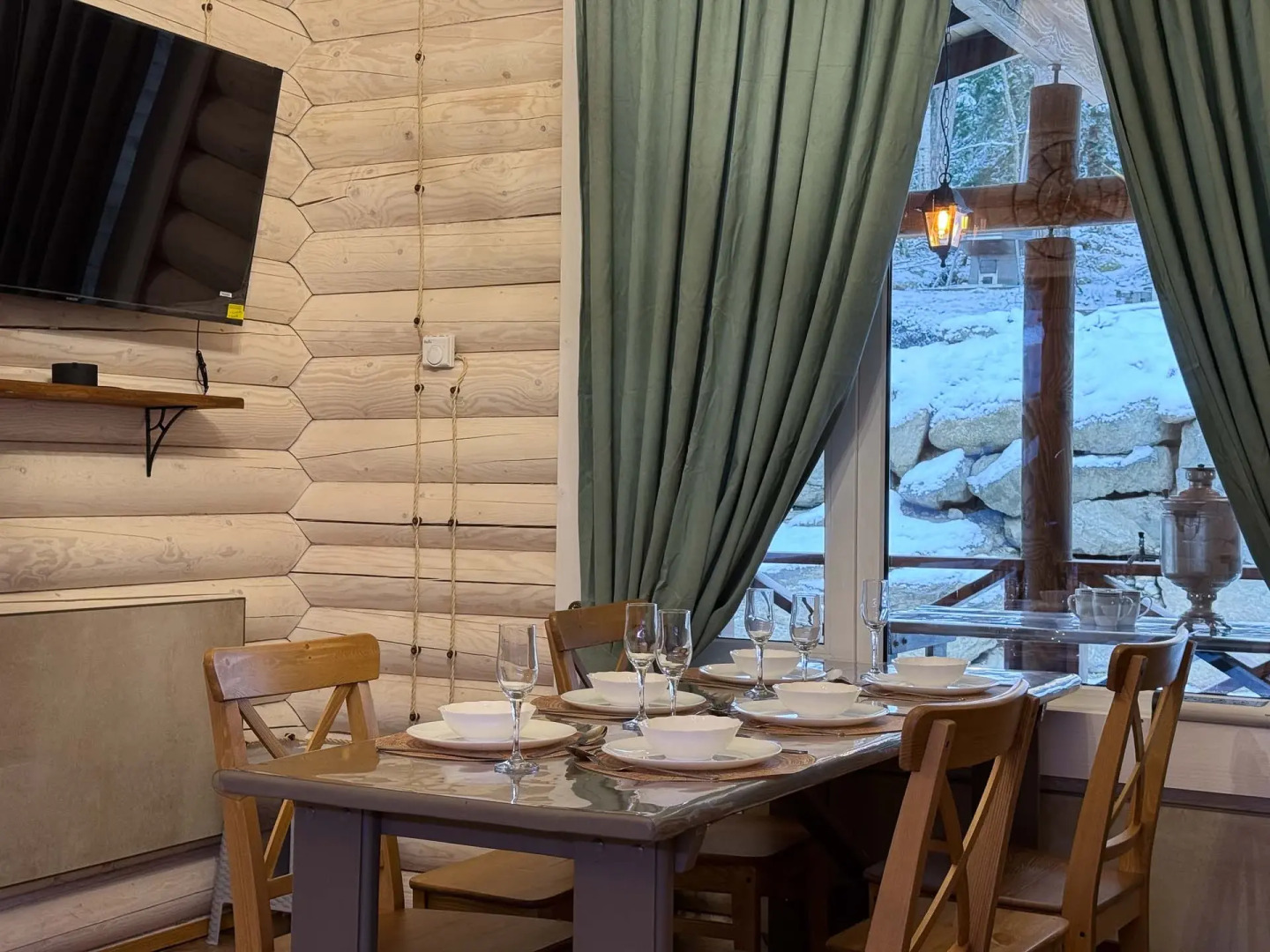 Частный дом У друзей сруб