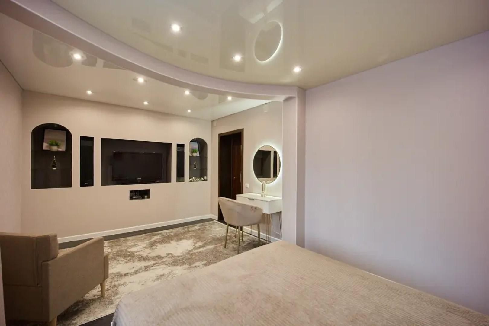 Квартира Просторная 2Комнатная с Видом на Город