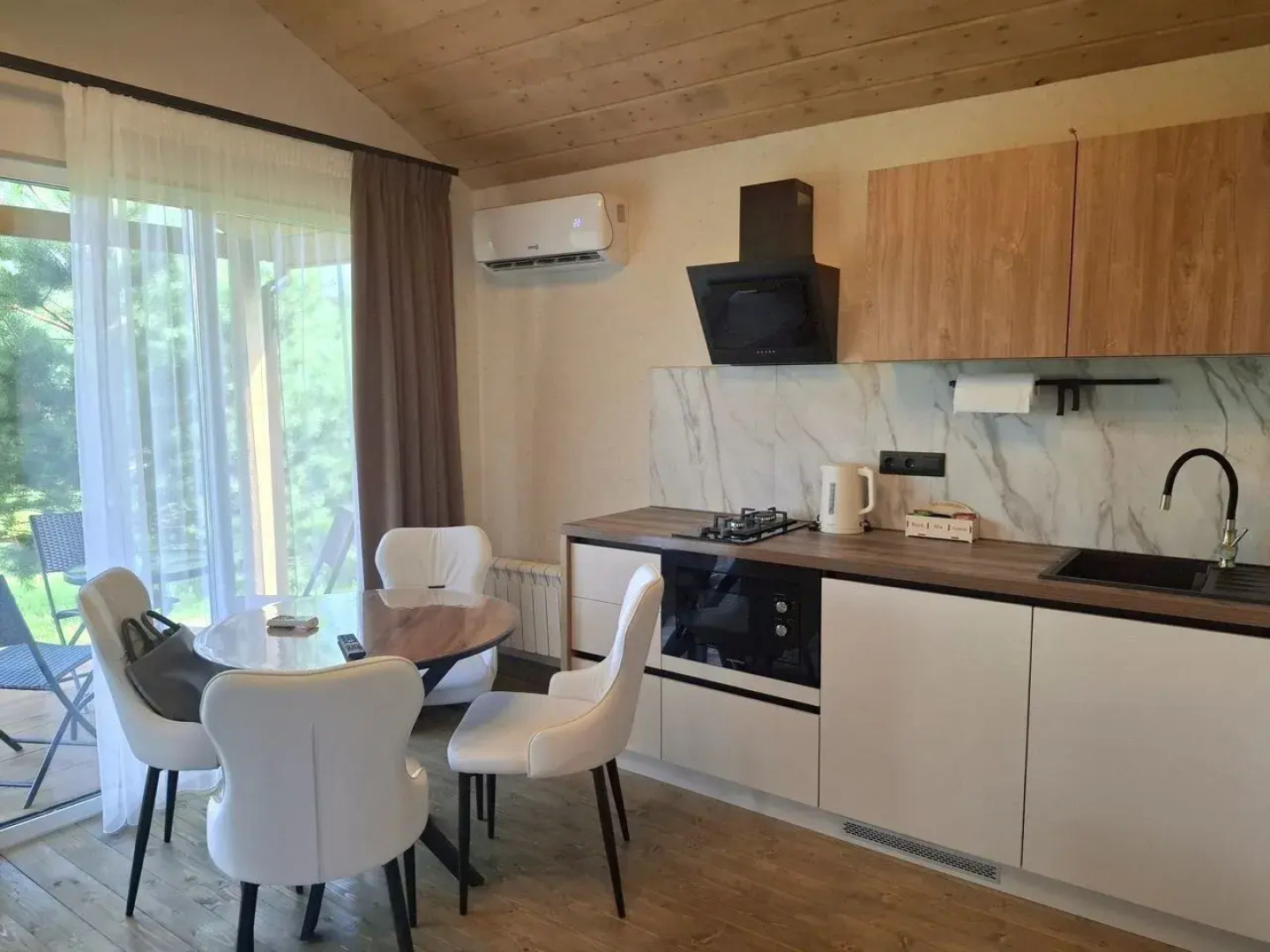 Частный дом 42м в лесной зоне рядом со Звенигородом