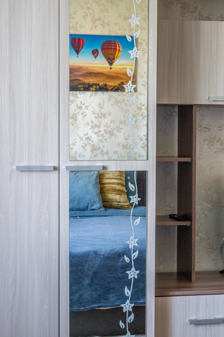 Квартира с балконом у госпиталя ветеранов