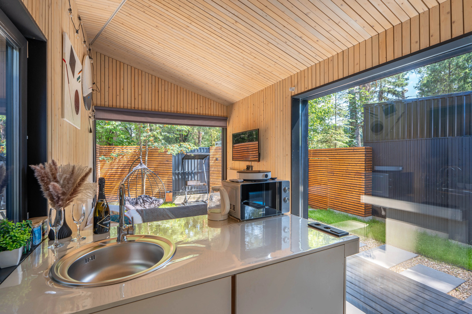 Частный дом Домик для двоих с сауной,купелью и мангальной зоной