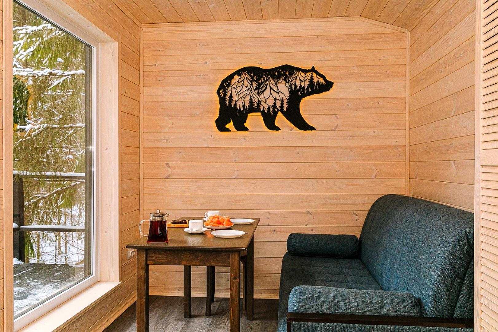 Глэмпинг Опушка Дом среди деревьев