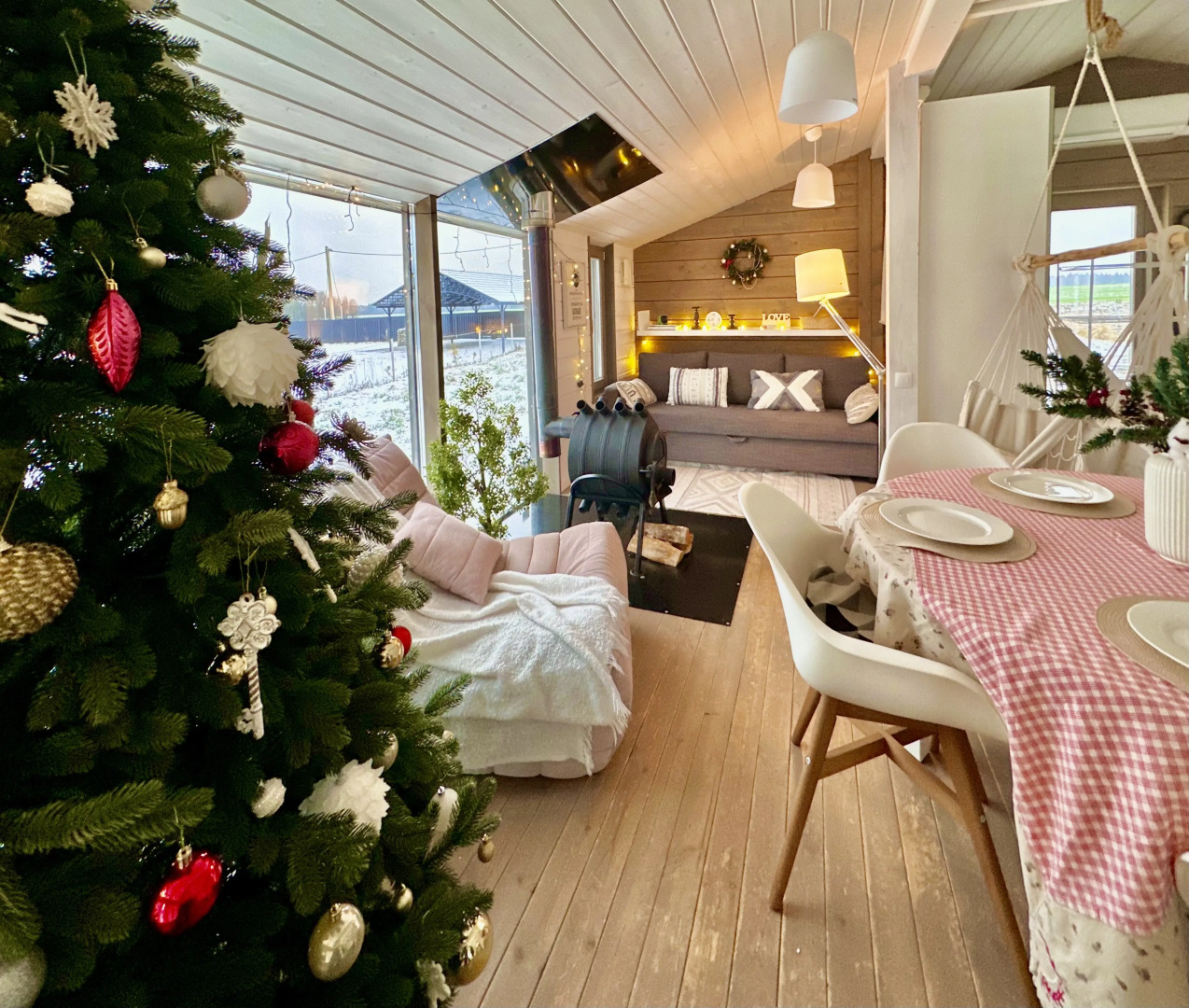 Частный дом уютный дубль у леса и поля