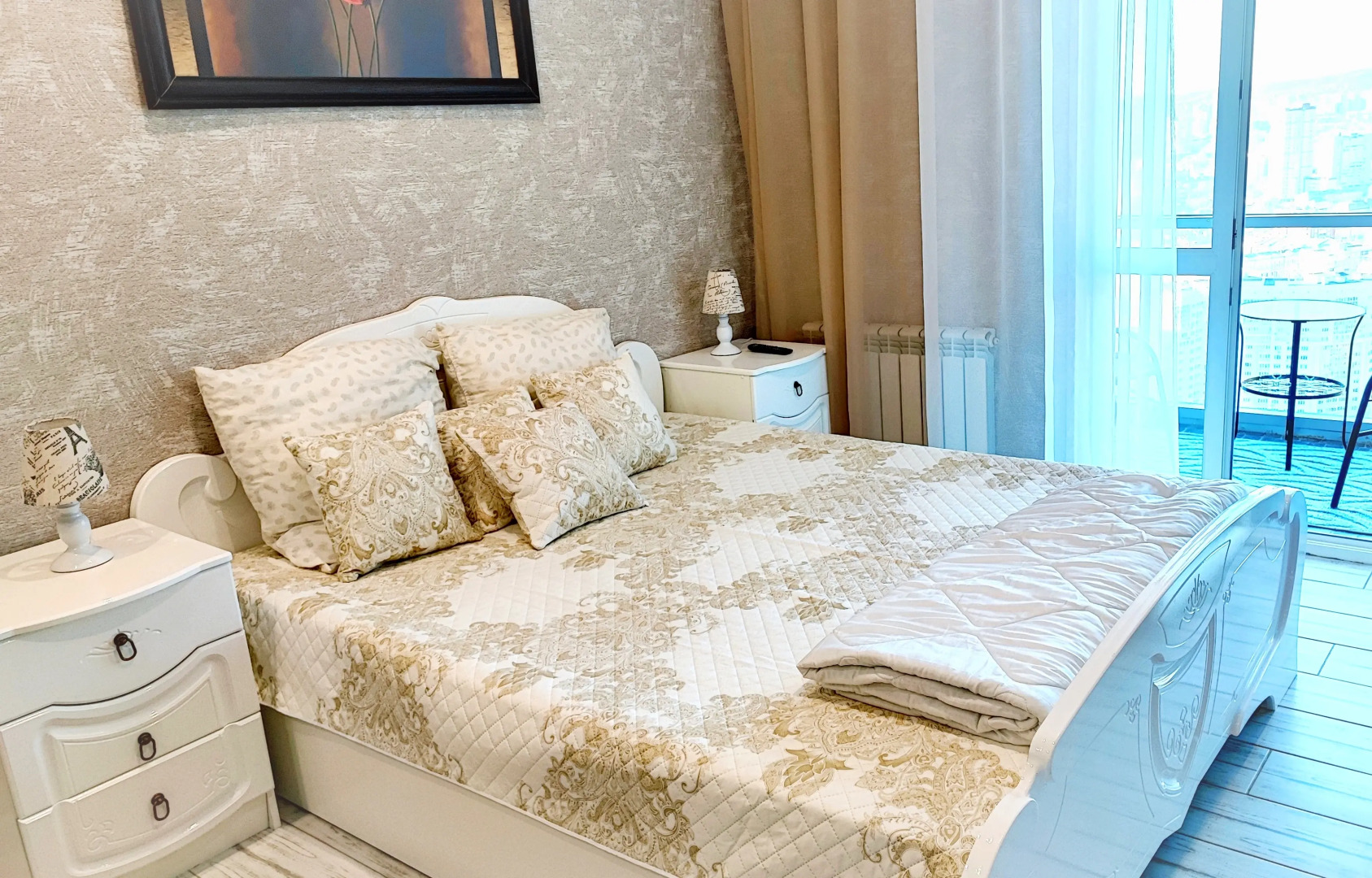 Апартаменты на 30 Этаже с Видом на Волгу и Город