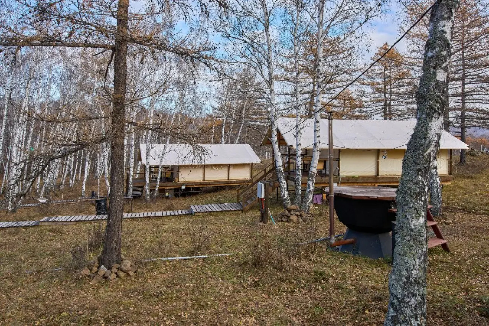 Глэмпинг Наедине