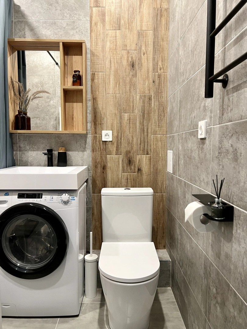 Апартаменты Fox Homes Светлая 1к квартира с видом на город