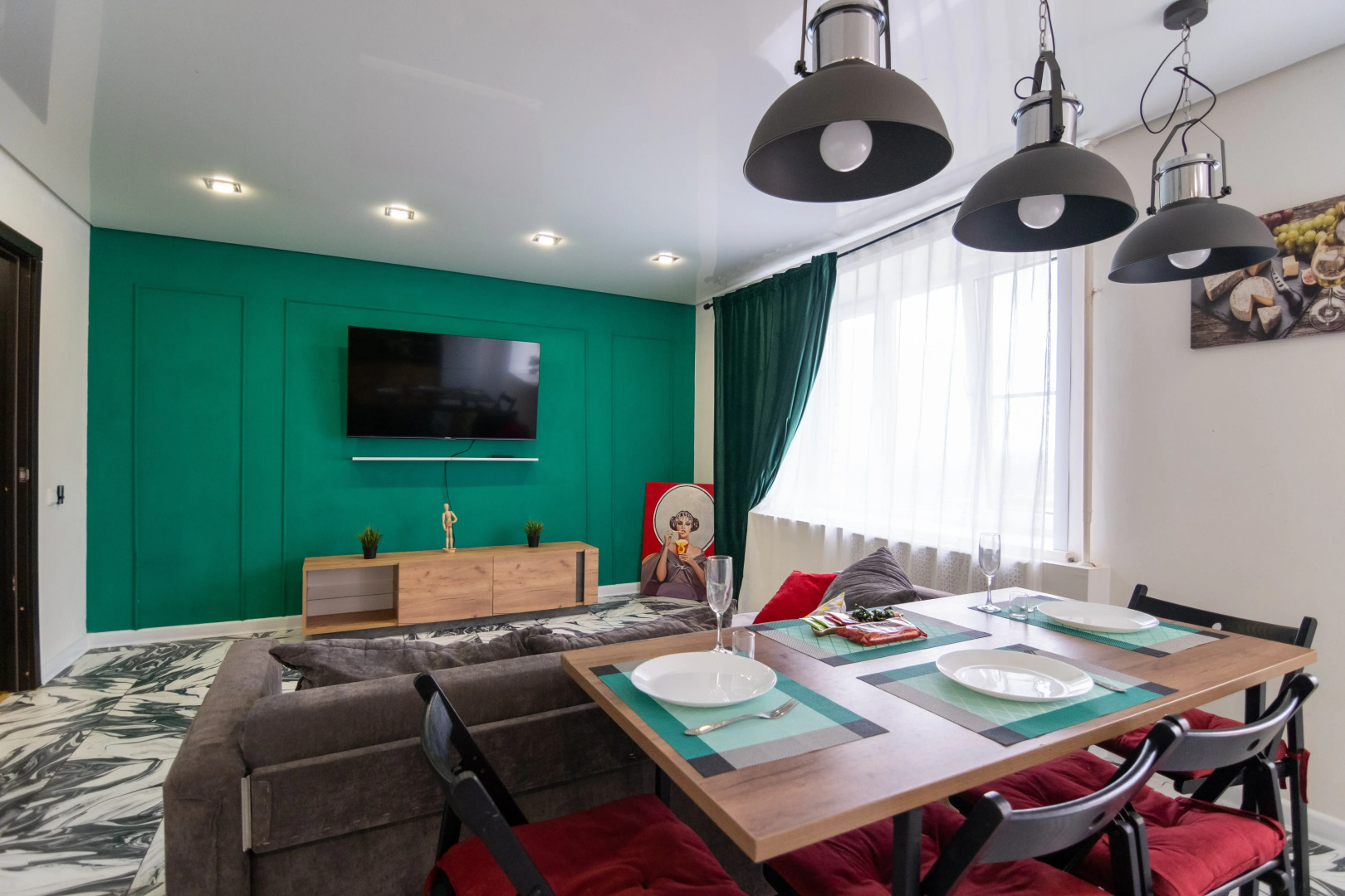 Апартаменты с панорамным видом на город