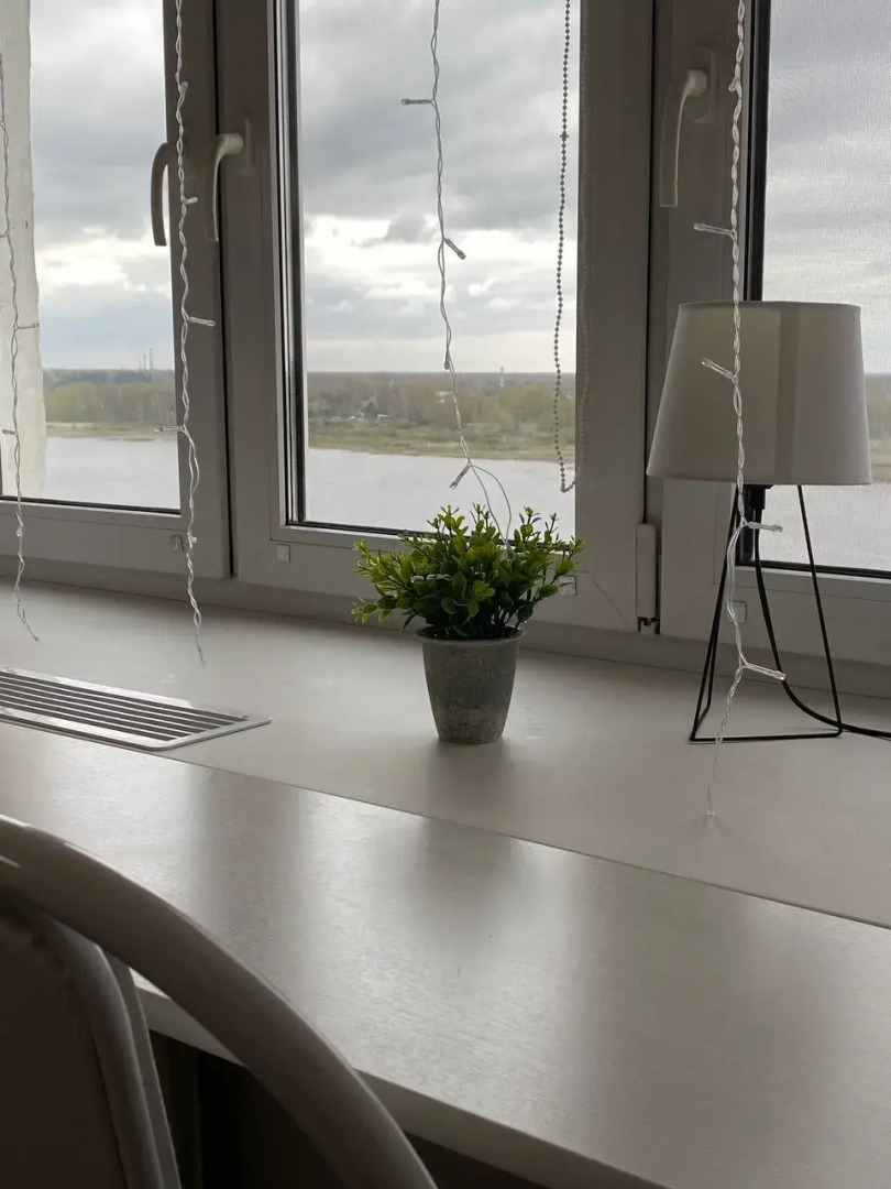 Квартира Трехкомнатная квартира с видом на Волгу