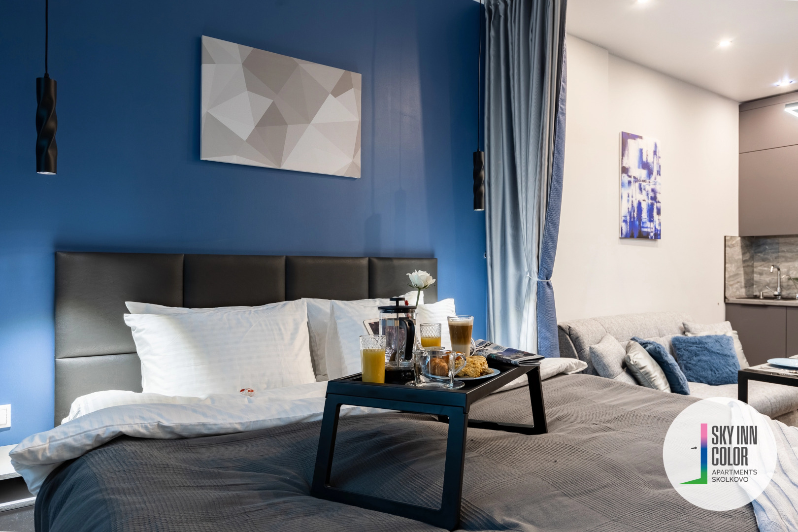 Апартаменты SKY INN Color Blue