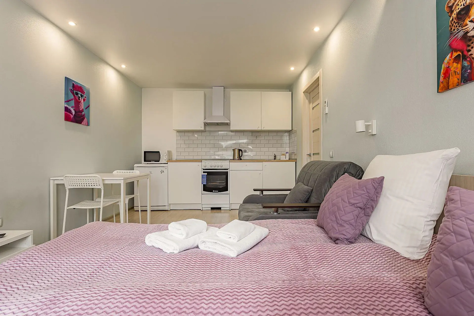 Апартаменты Уютные и светлые