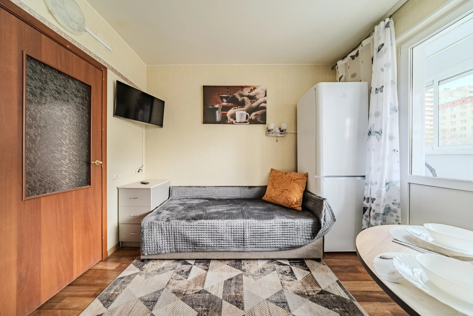 Квартира Уютная 1-комнатная у метро в Выборгском районе