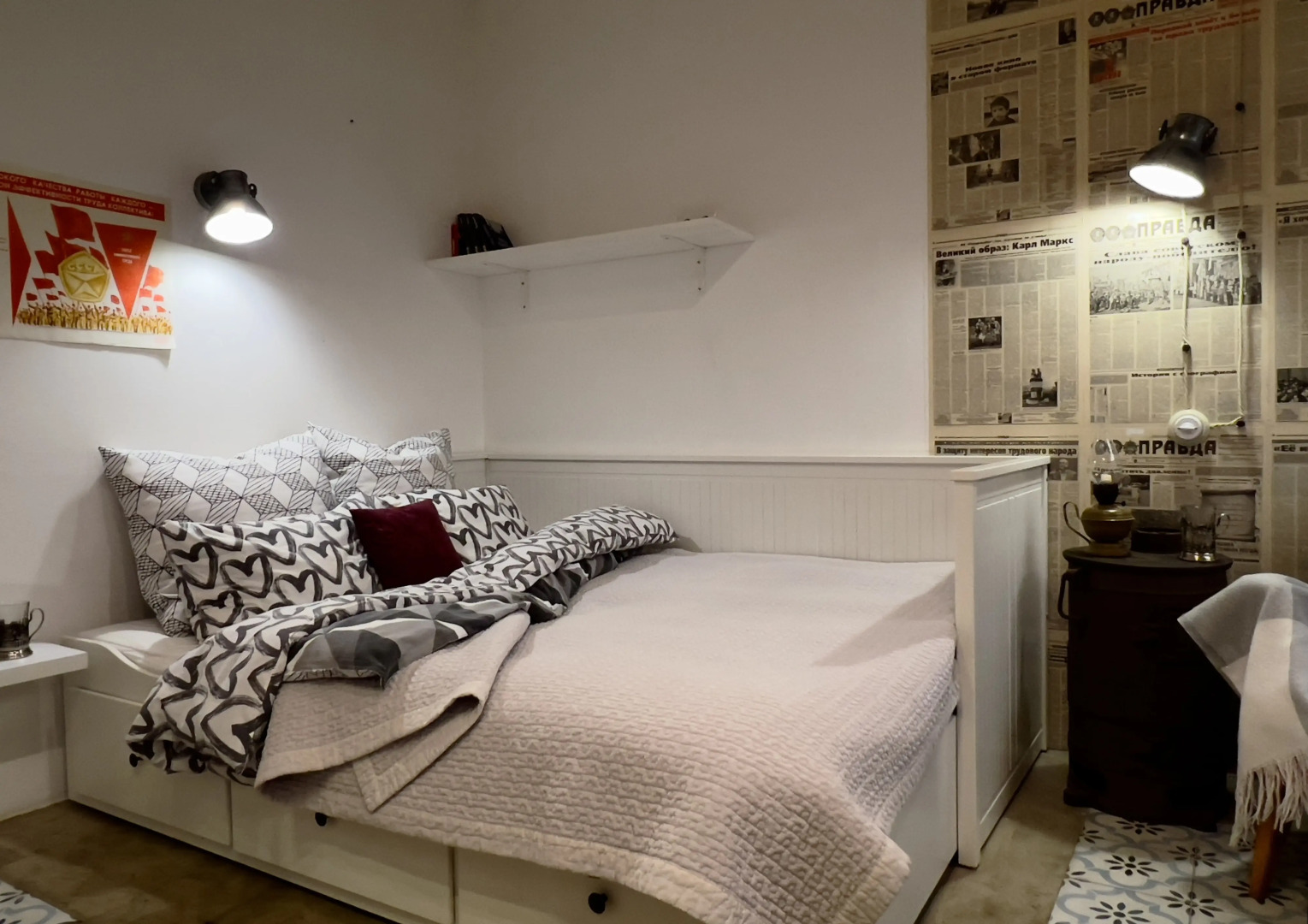 Апартаменты Красные апартаменты рядом с Дворцовой площадью