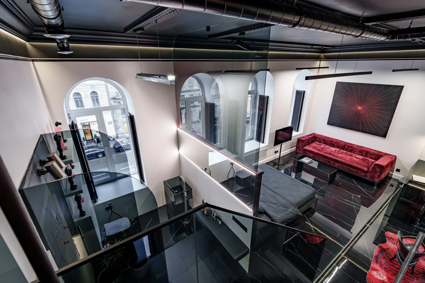 Апартаменты на Невском проспекте hth24 Apartments, авторский дизайн, сауна, камин