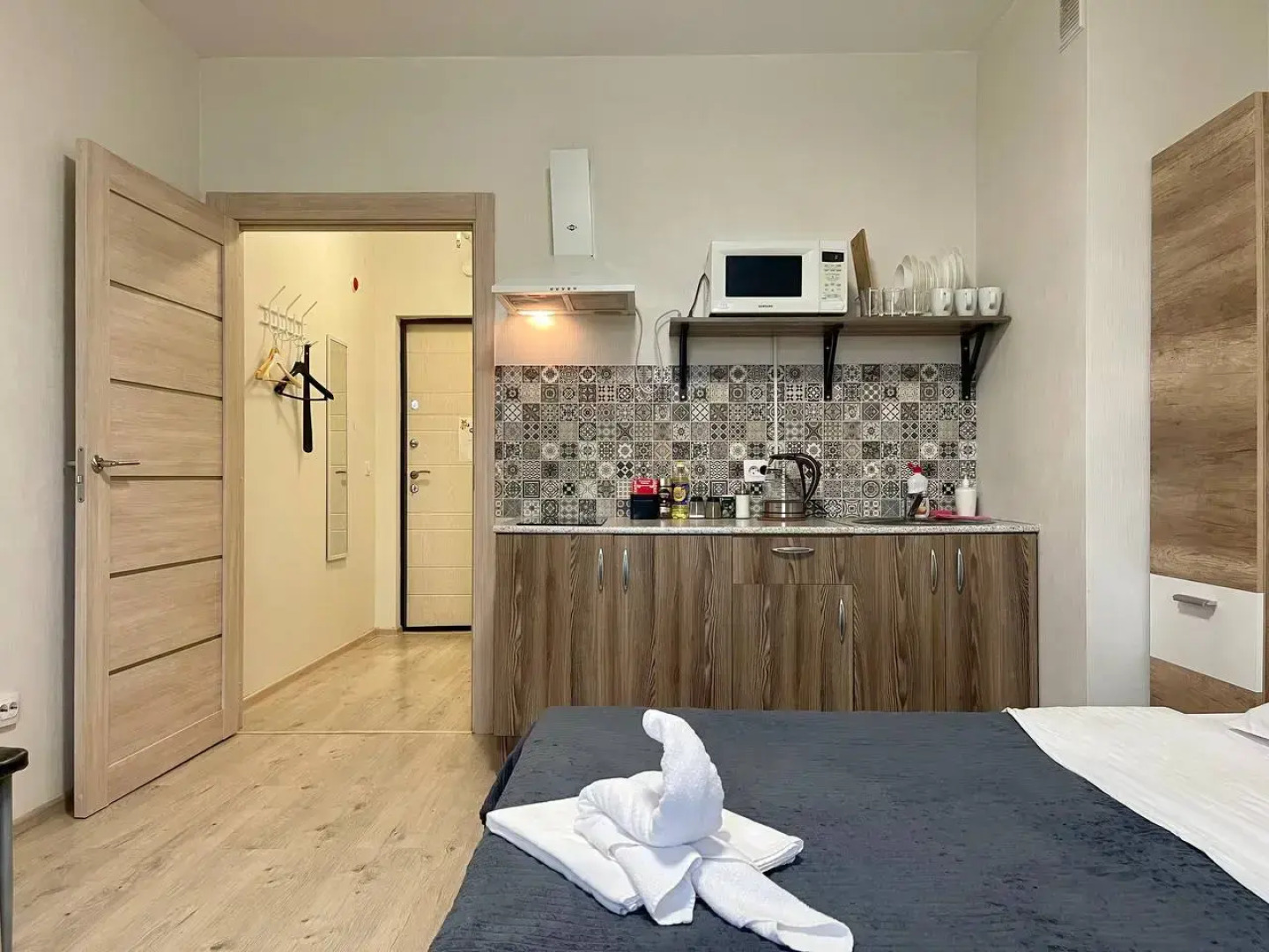 Апартаменты Студия Mетро Площадь Мужества 10 Минут Пешком