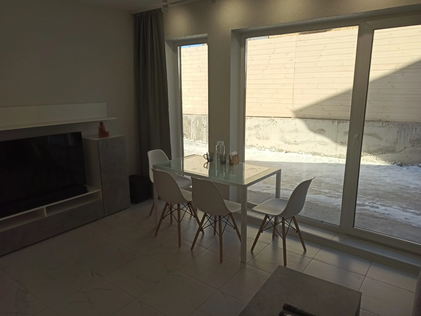 Квартира 1 Комнатная  с Сауной и 2мя 2х спальными Кроватями в Частном Доме