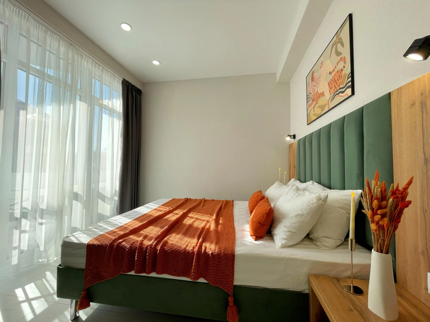 Апартаменты с Балконом 3 Минуты до Пляжа