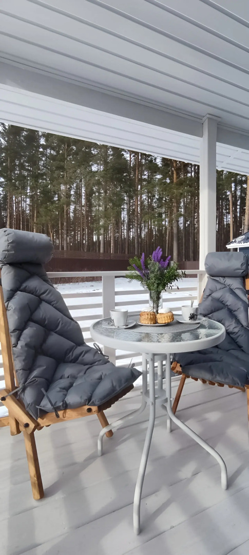 Частный дом в Скандинавском стиле Ладога и маяк Vuohensalo в шаговой доступности