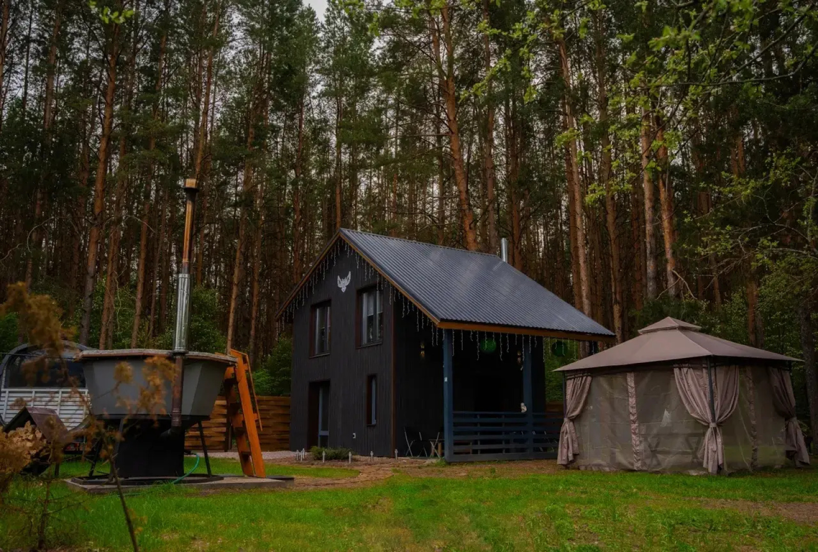Частный дом Сова - Эко дом с чаном