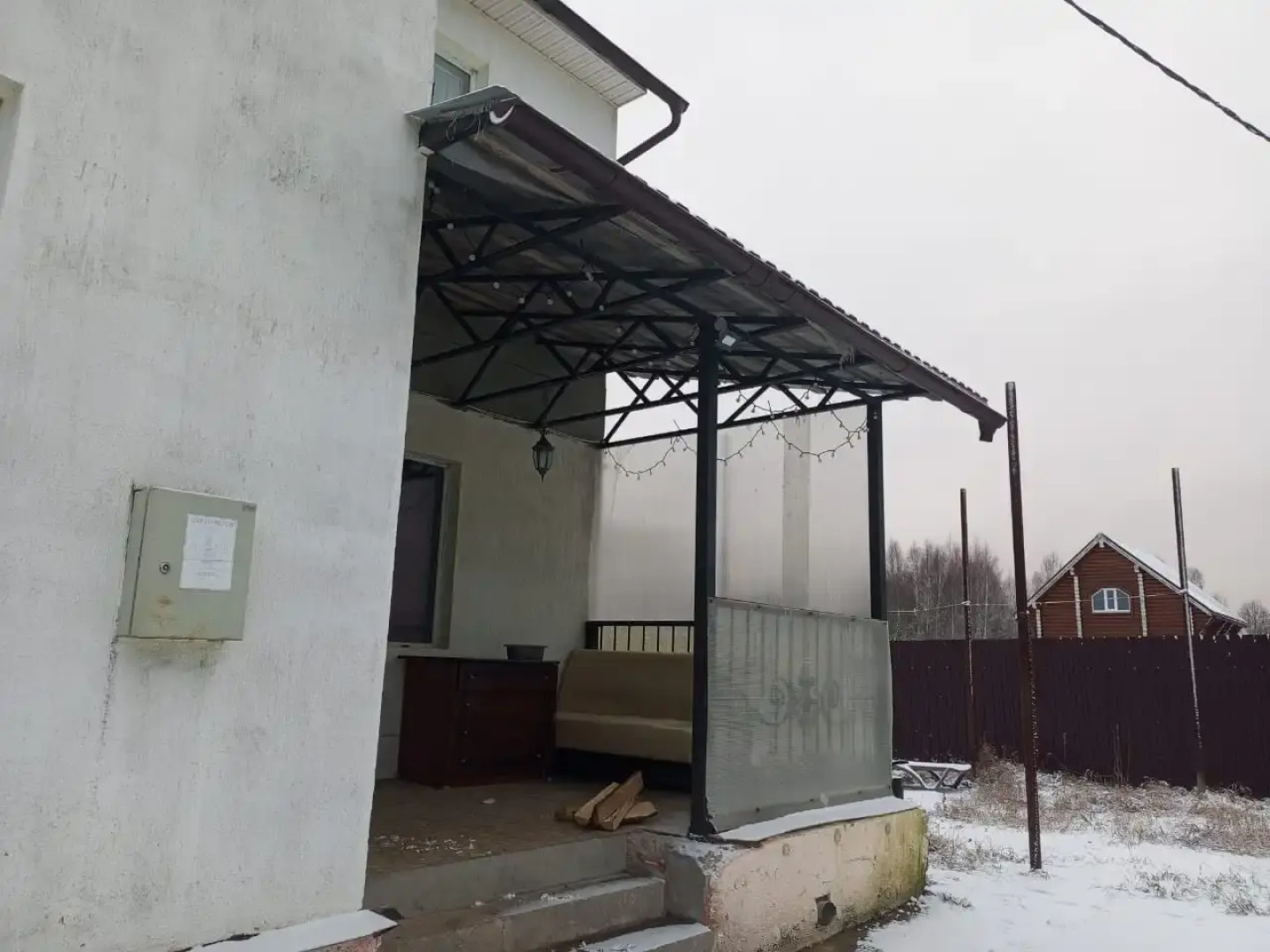 Частный Дом Уютный зимний с баней