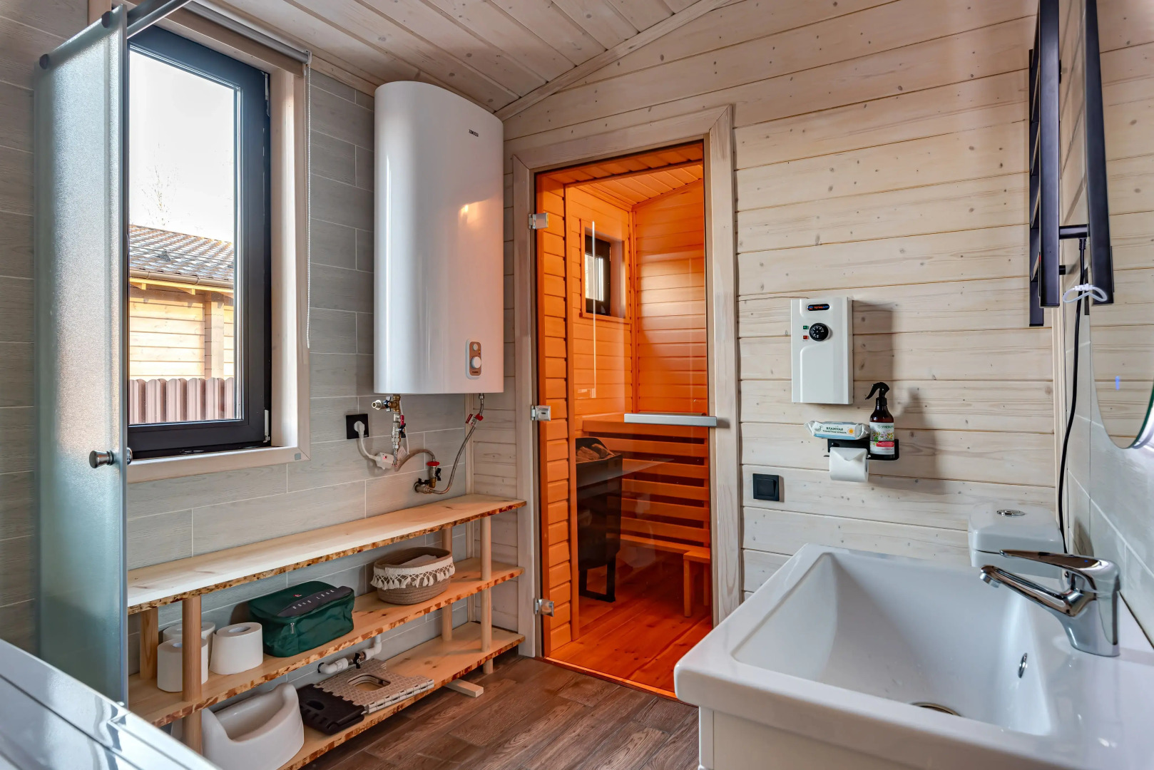 Частный Дом с камином, сауной и панорамными окнами