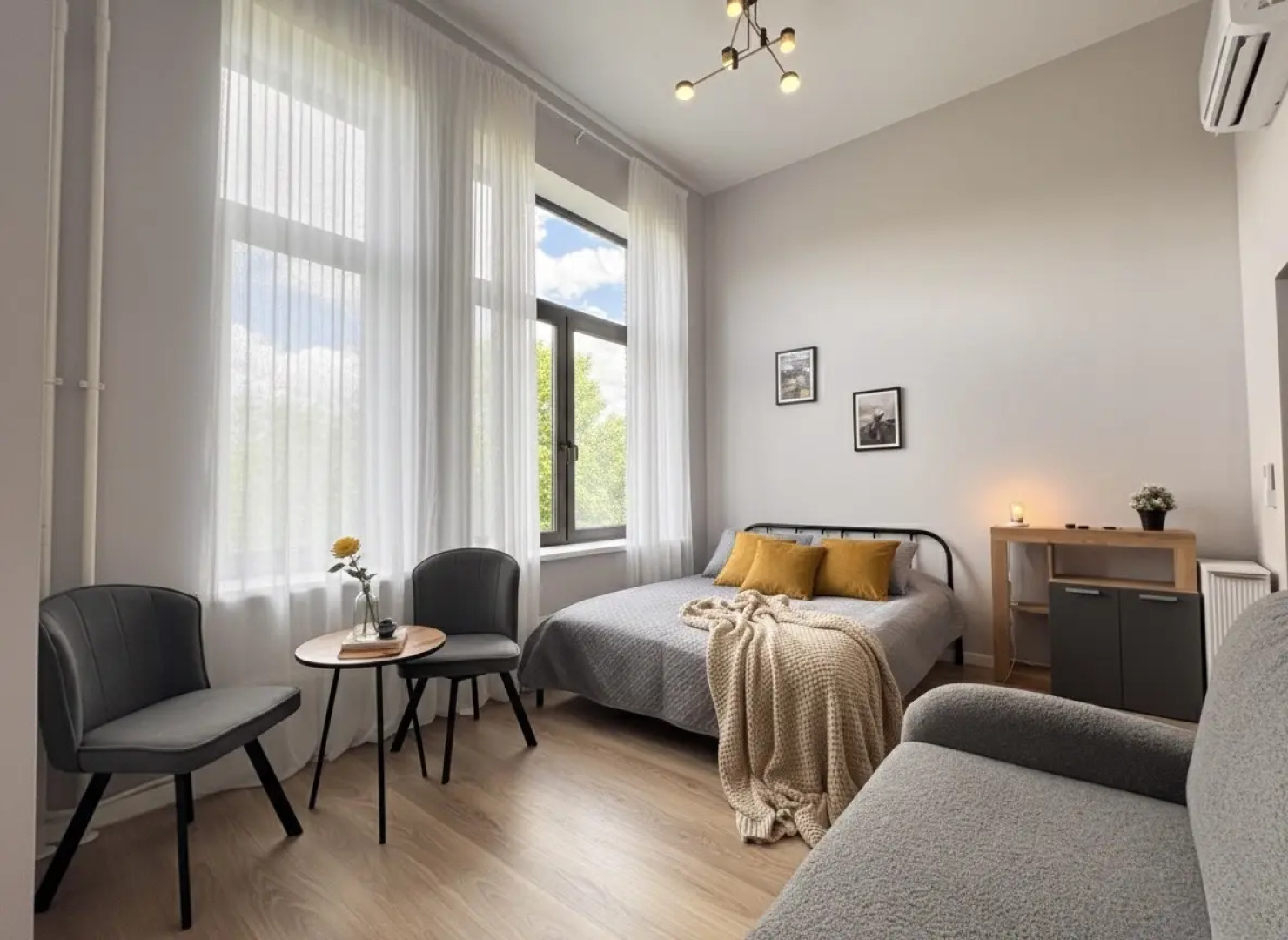 Квартира 1-к. квартира, 40 м², 2 кровати