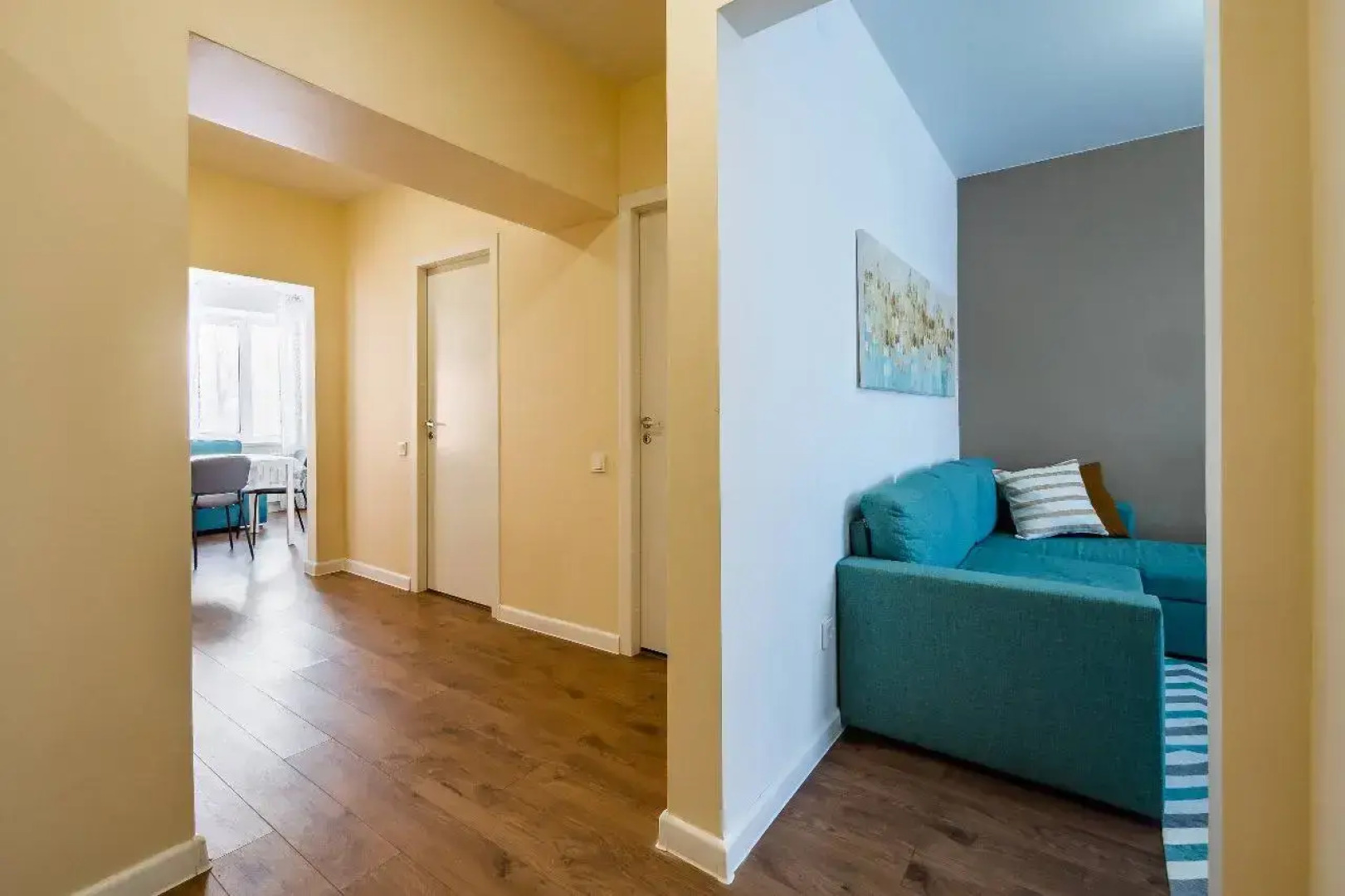 Квартира просторная с дизайнерским ремонтом