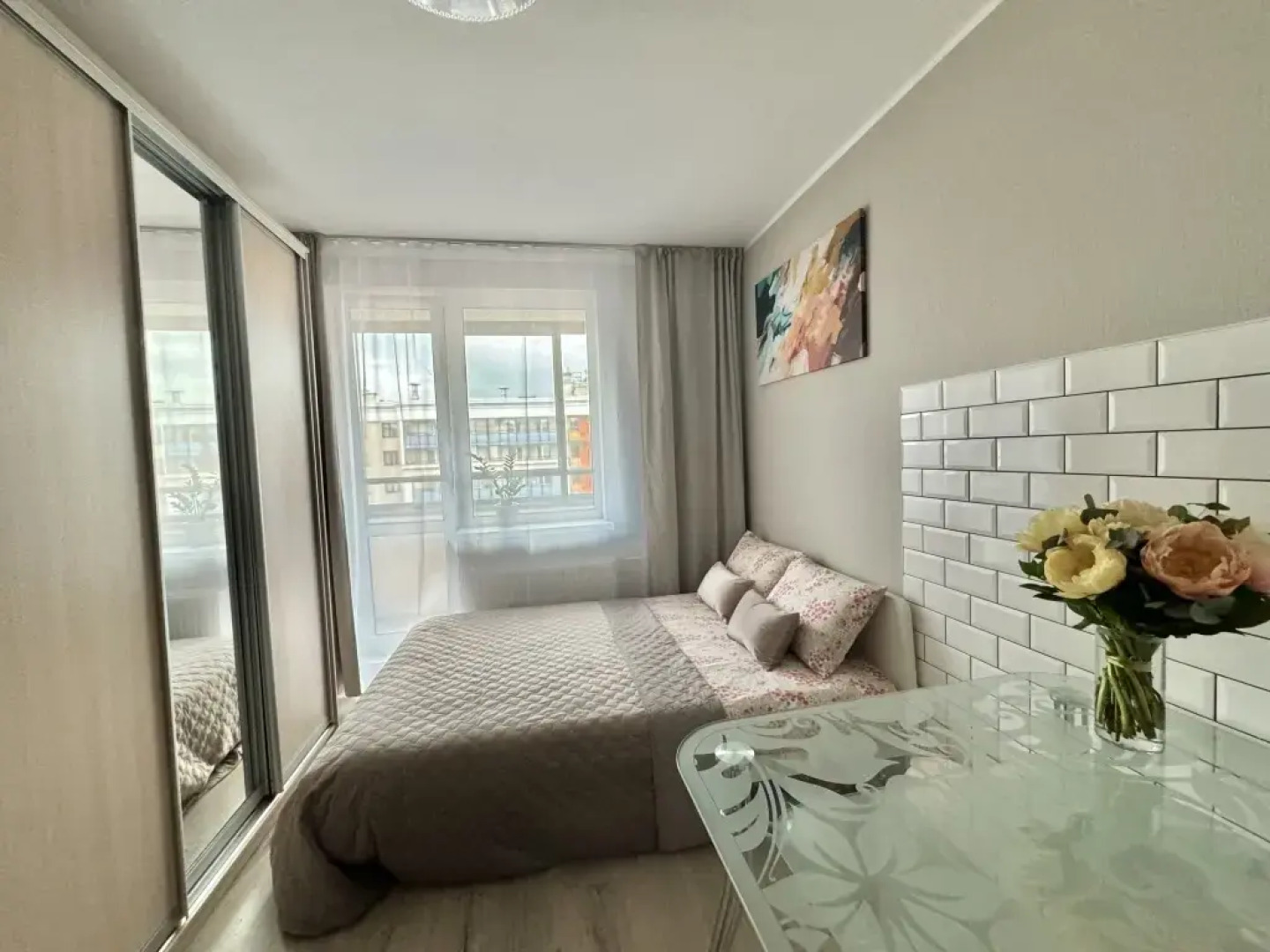 Апартаменты Студия с Балконом Лайк Милый Дом