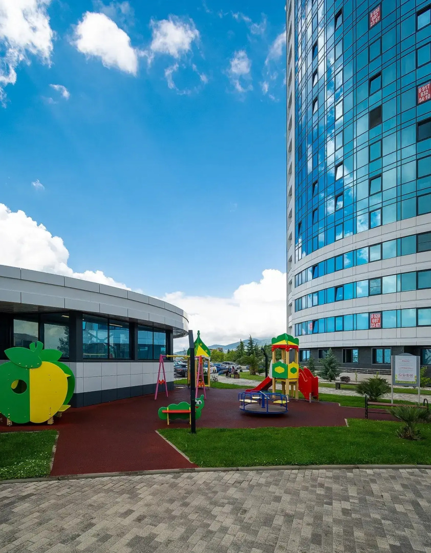 Апартаменты Красивые апартаменты MorskayaSimfonya-2 с панорамой на море, бассейном на территории ЖК