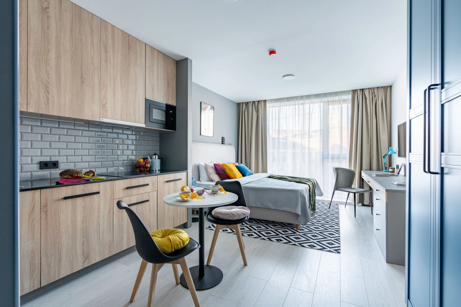 Апартаменты Sova Yard View Blue