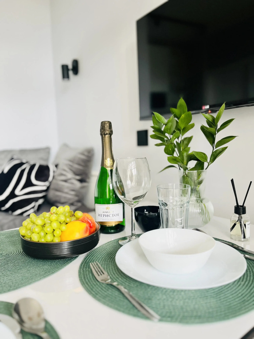 Квартира Студия Nordlys с террасой и мангалом