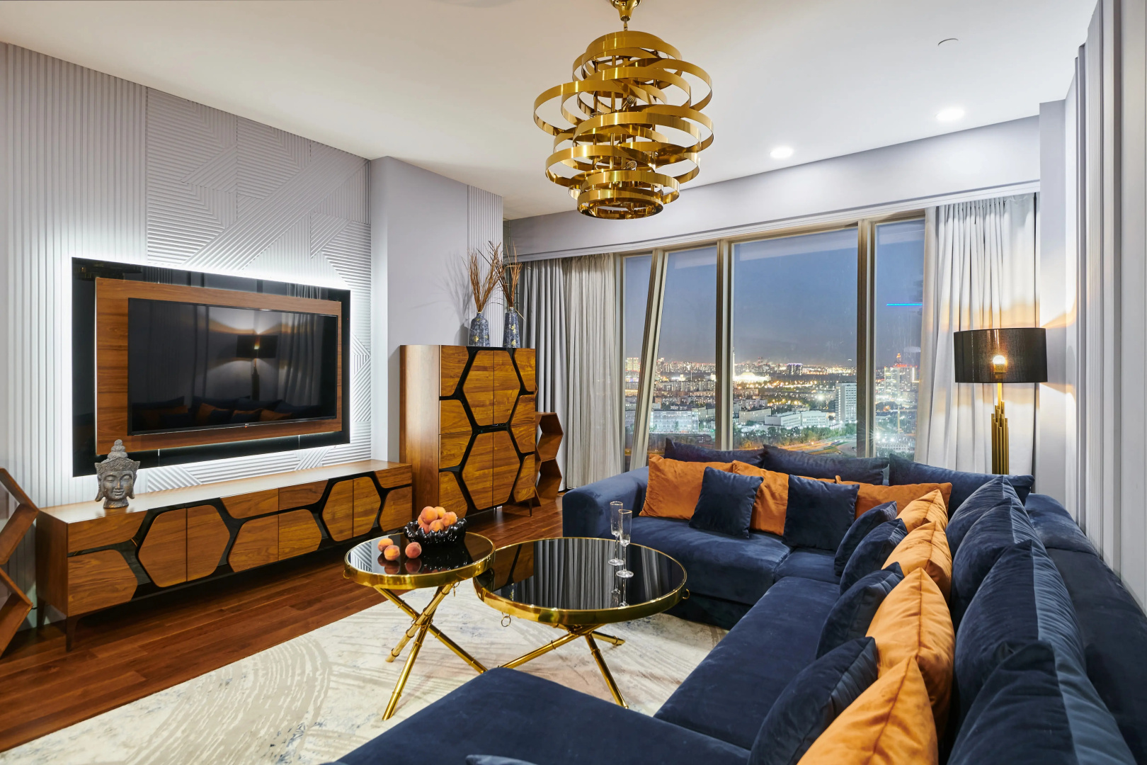 Квартира GM Apartments Шикарная Двушка в Москва Сити в Башне Око
