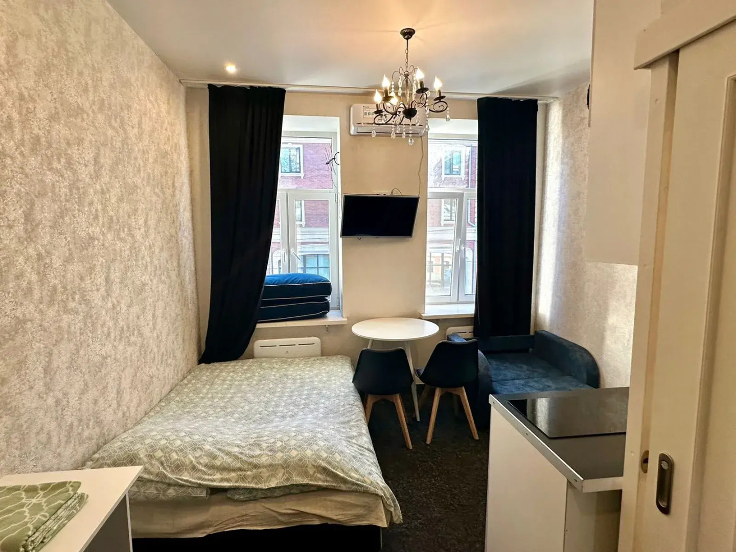 Квартира Студия с дизайнерским ремонтом