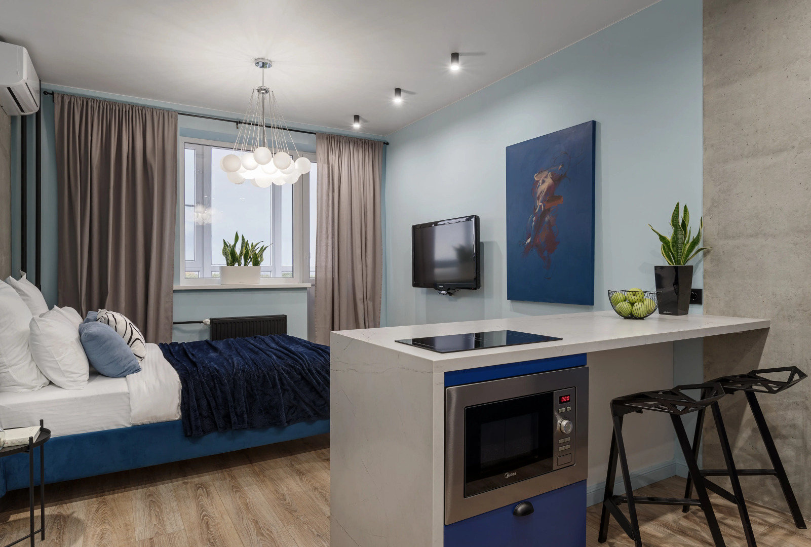 Апартаменты VEROM с панopaмным видом на парк СХИ