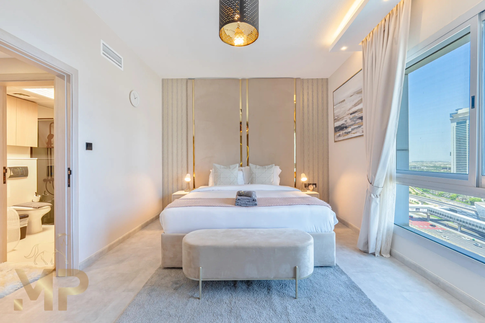 Апартаменты Marco Polo - Enjoy Marina views from a cozy 1BR in Dubai Marina