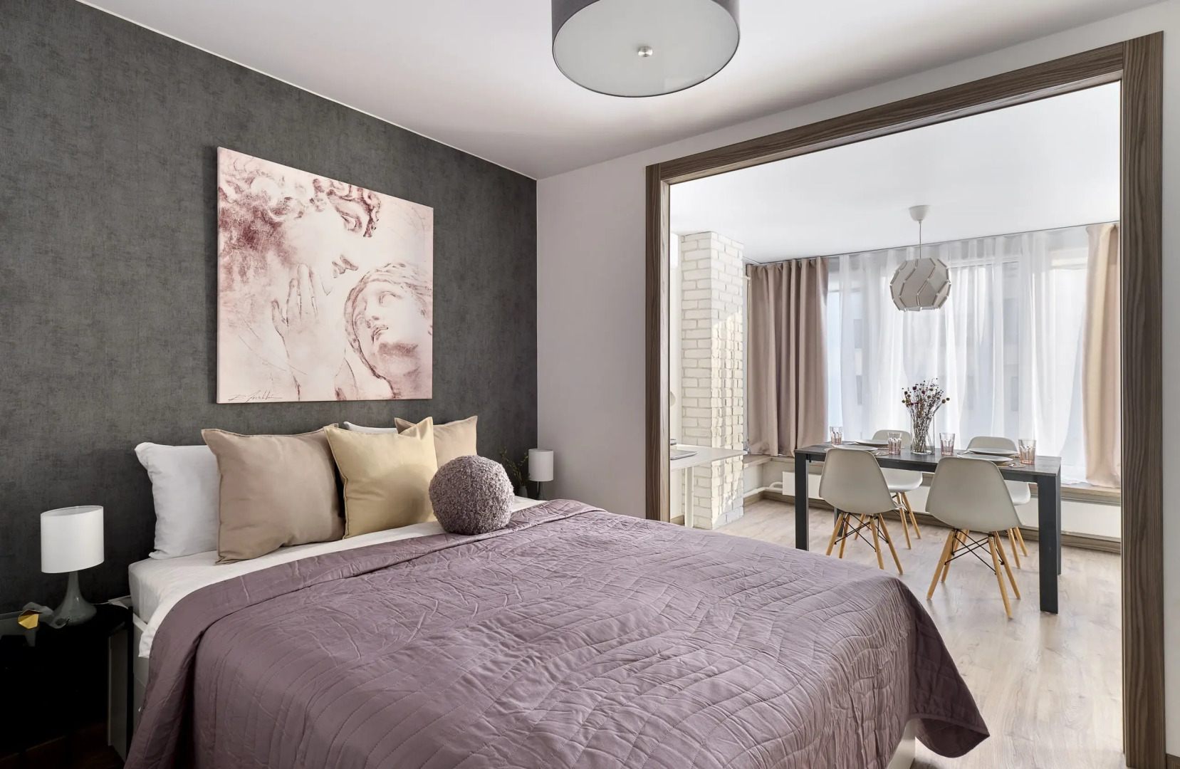 Апартаменты Большие рядом с метро и Заливом