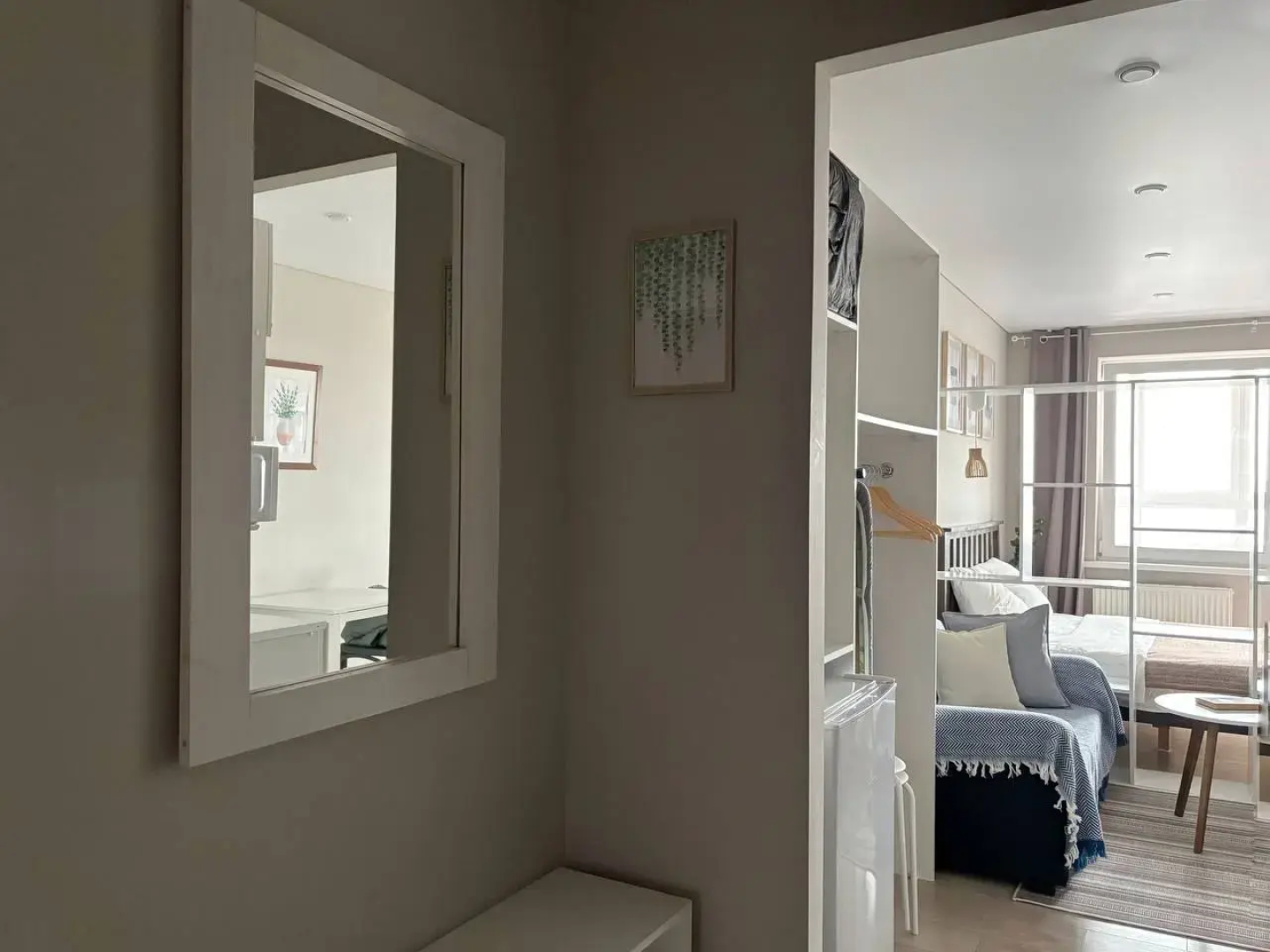 Квартира Студия на 17 Этаже с Видом на Город