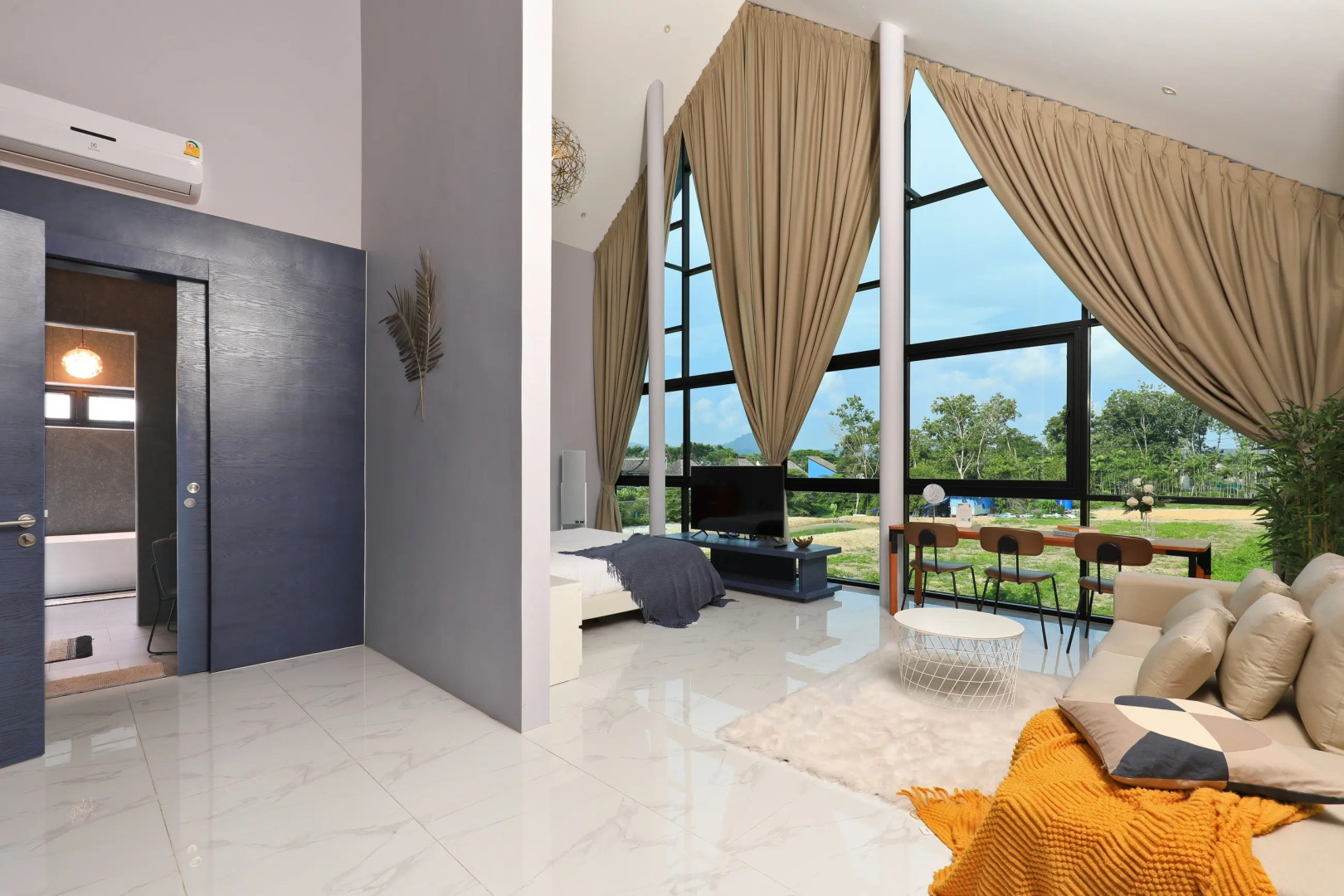 Вилла 3-комнатная с бассейном в 10 минут до пляжа Банг Тао GRN-A4