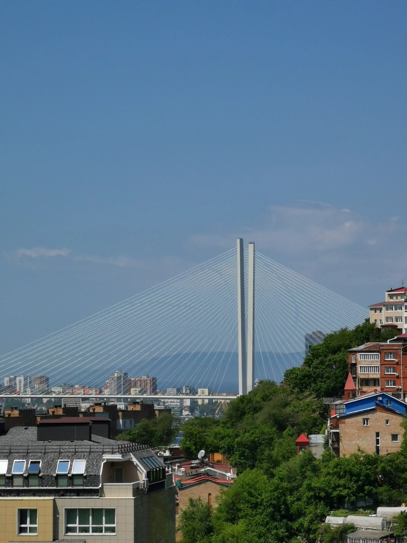 Квартира с видом на Золотой мост возле центра